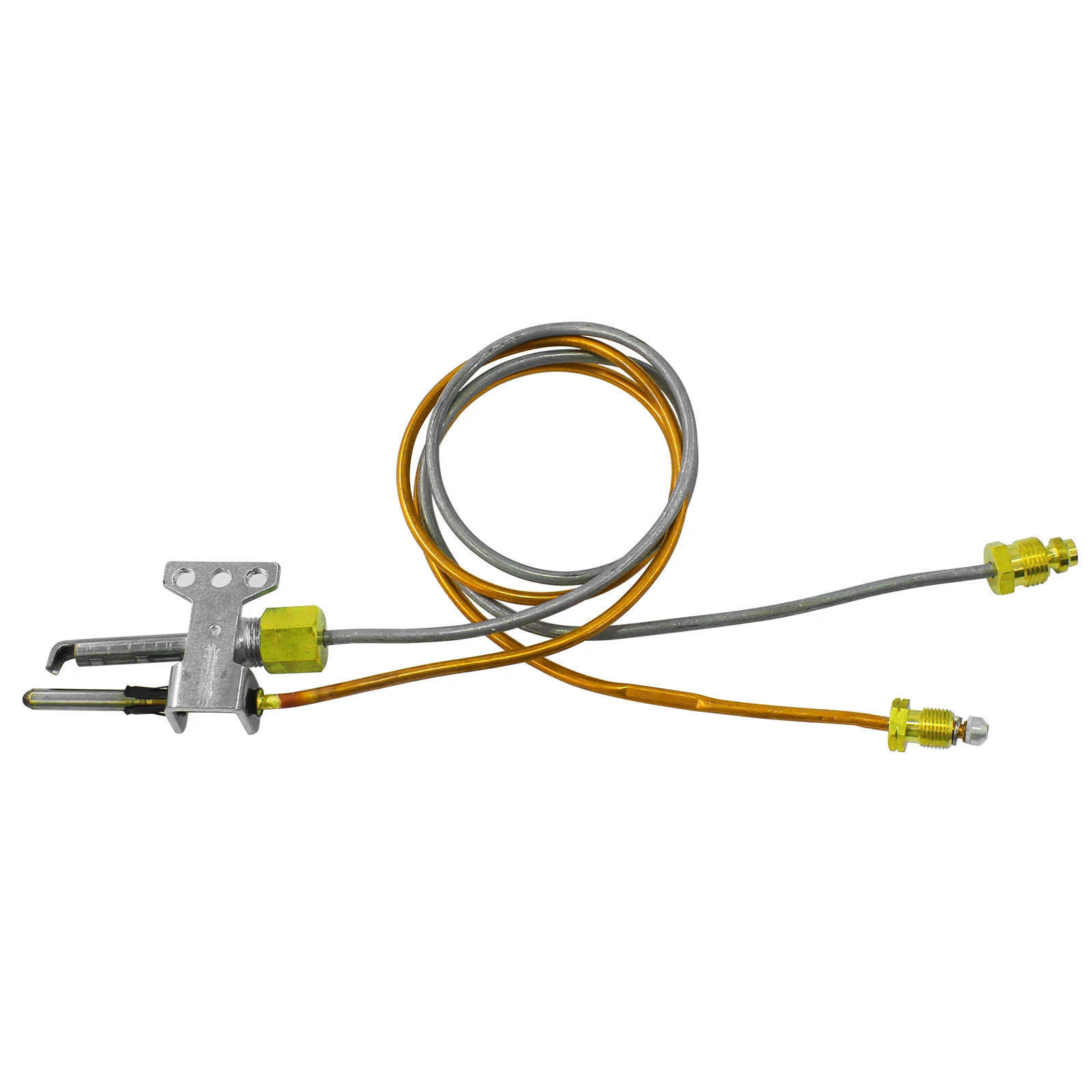 Gas Log Safety Pilot Tube And Thermocouple Assembly For Propane Lp Gas