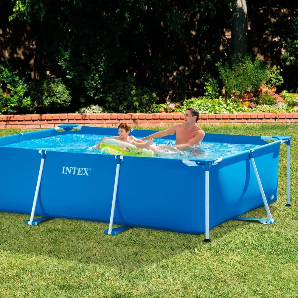 Intex 28270 Rectangle Frame Pools Outdoor Kids Small 220x150x60cm Intex  28270 Rectangle Frame Pool - Buy 7' 2