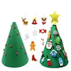 Amazon popular!! 3D DIY Felt Christmas Tree with 17 Hanging Ornaments Xmas Gifts for Christmas Decorations