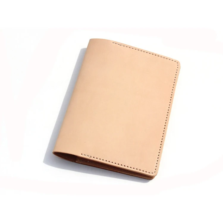 
Vegetable Tanned Leather Holder Genuine Leather Passport Holder Fashion 