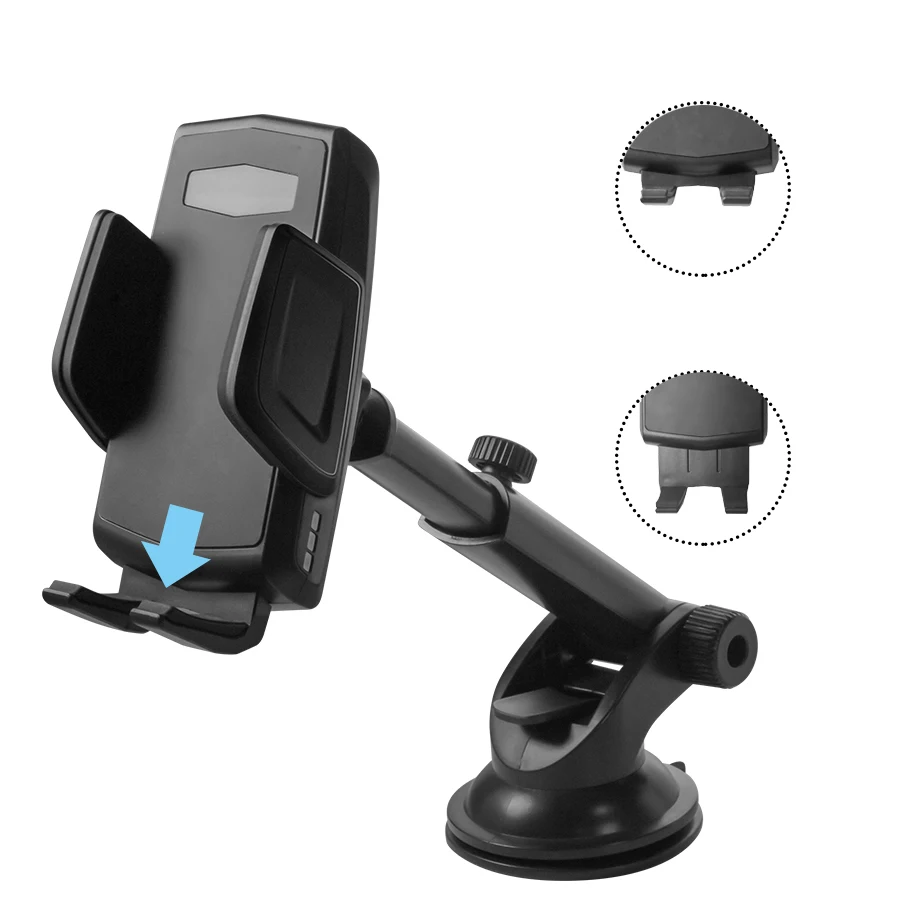 
360 rotation universal 2 in 1 windshield dashboard cell phone car mount holder 