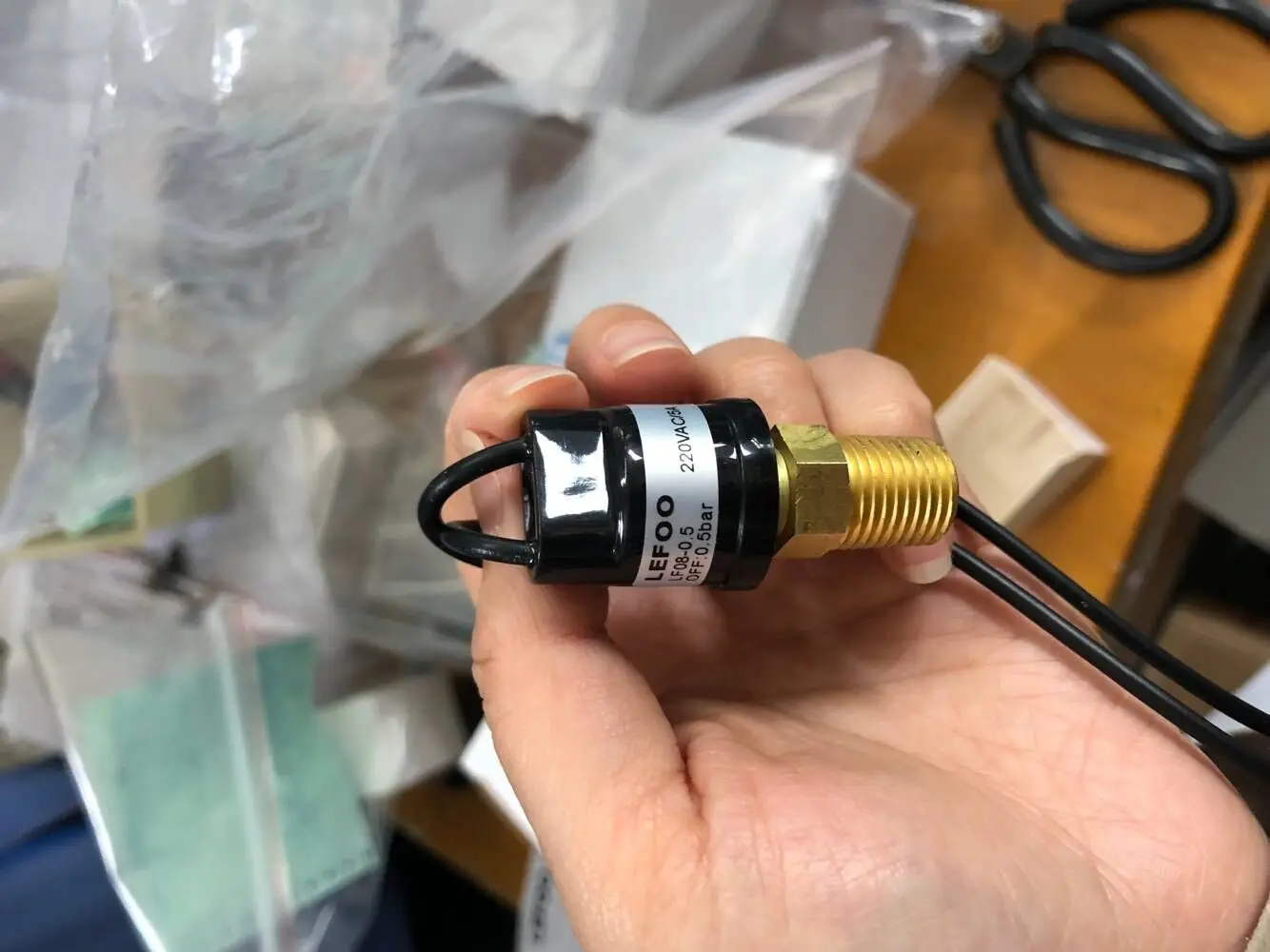 Lefoo Lf08 Air Compressor Pressure Switch Pressure Control Valve Low