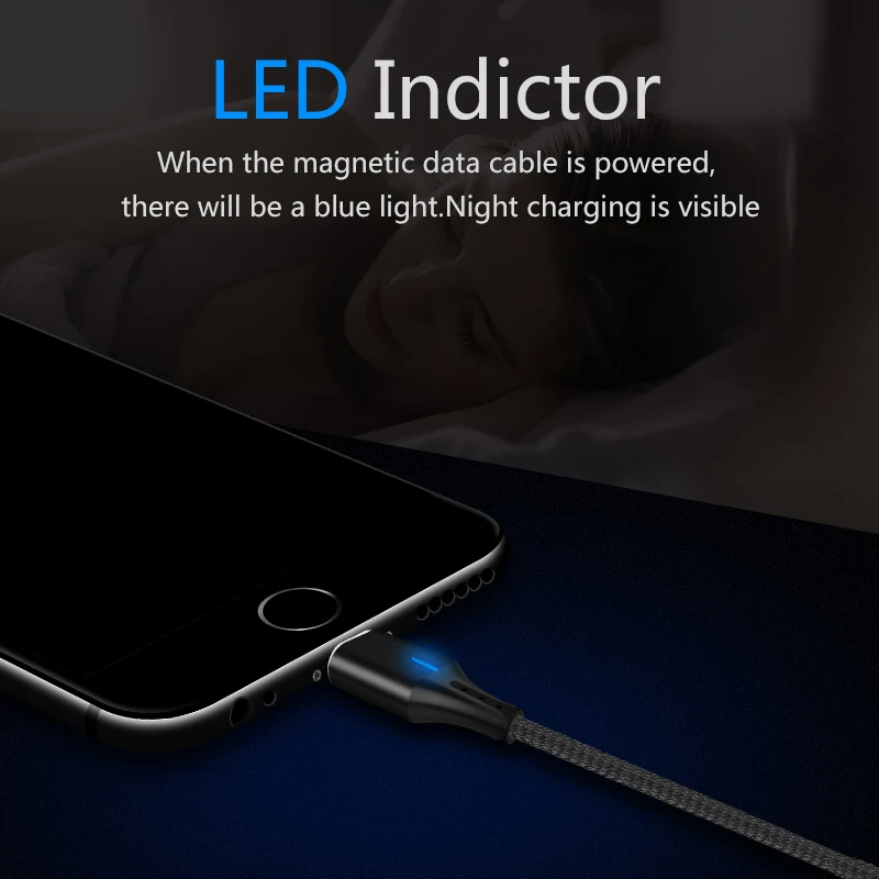 Wholesale 3 in 1 Micro USB Cable 3A Type C Fast Cable Magnetic Charging Cable for iPhone Charger Data Line - ANKUX.COM