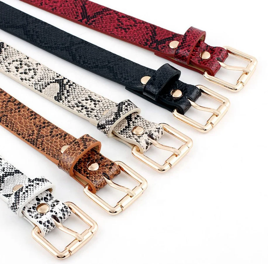 snakeskin belt womens