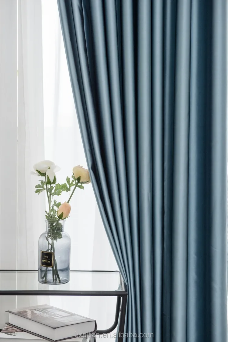 Silk Blackout Ready Curtain, 100% Silk, Grommet - detail 8