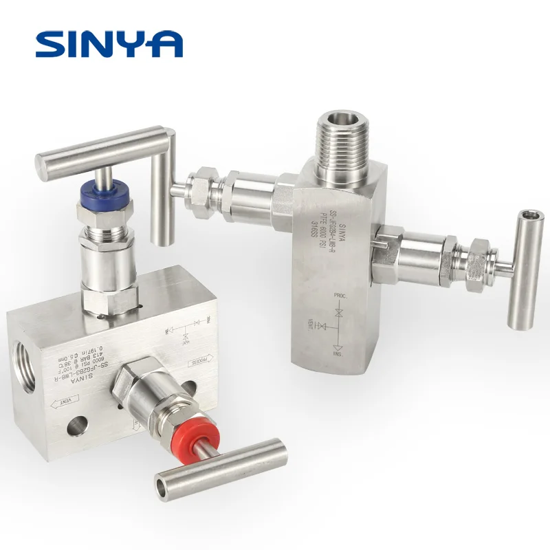 Double Block And Bleed Valve Stainless Steel 1/2