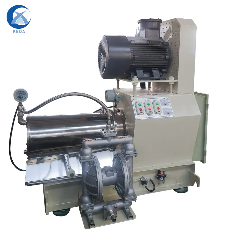 Horizontal Bead Mill For Paint Lab Small Grinding Machines