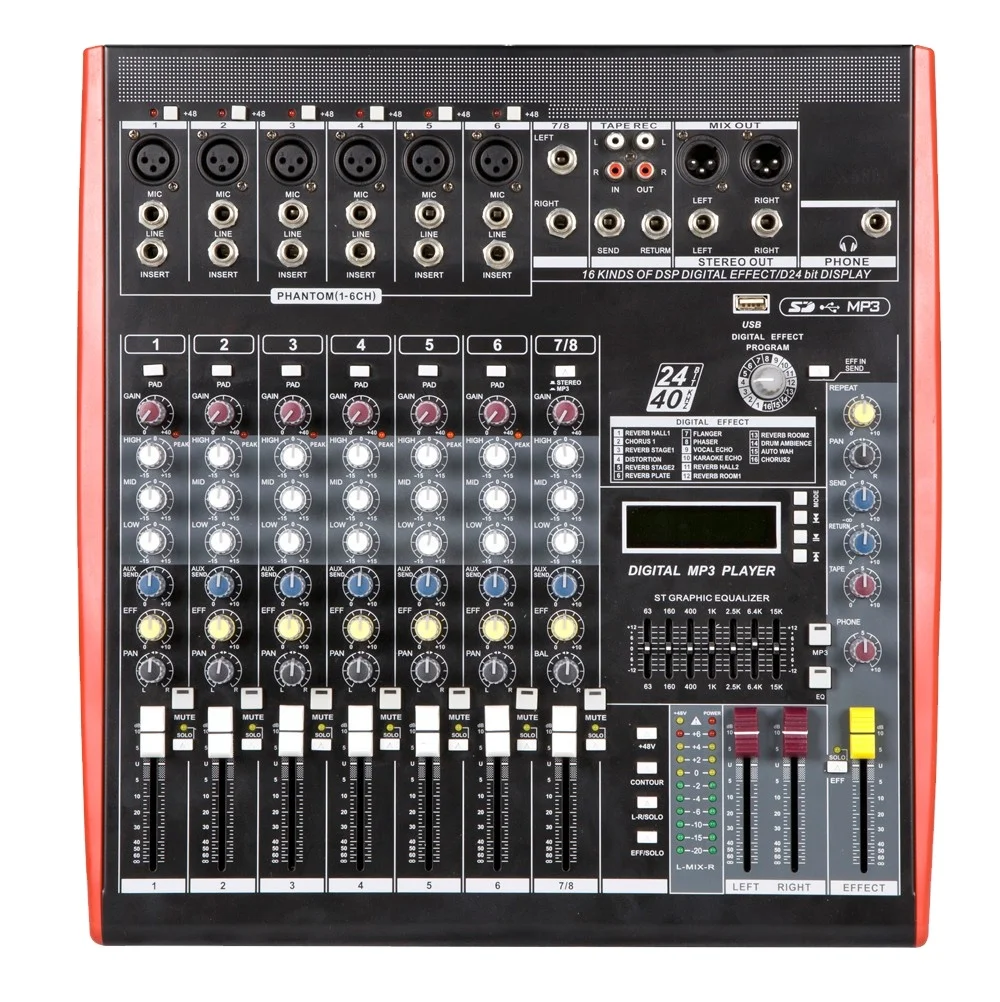 Professional Mfx Series Audio Mixer With Phantom Power Buy Audio