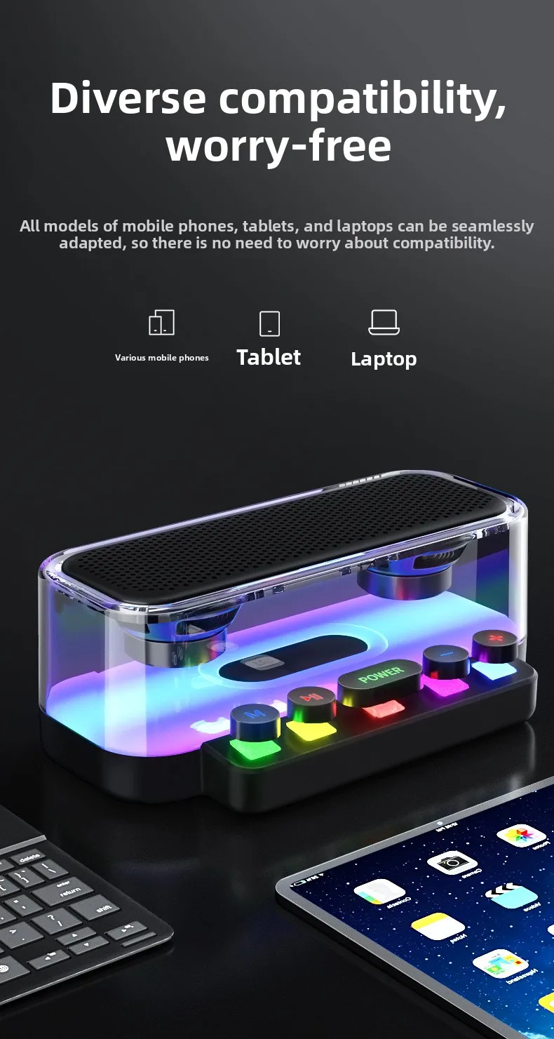 Multifunctional Z6 Wireless Desktop for BT Speaker High-Volume Portable Outdoor Subwoofer Cross-Border New Model Home