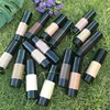 Wholesale cosmetic 12 color option moisturizer waterproof makeup dark color liquid vegan foundation