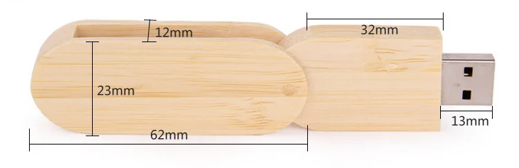 Factory Bamboo Custom U Disk USB 2.0 3.0 Flash Drive Promo Gift USB Stick With Wood Box 500MB 2GB 8GB 32GB 64GB 128GB - ANKUX.COM