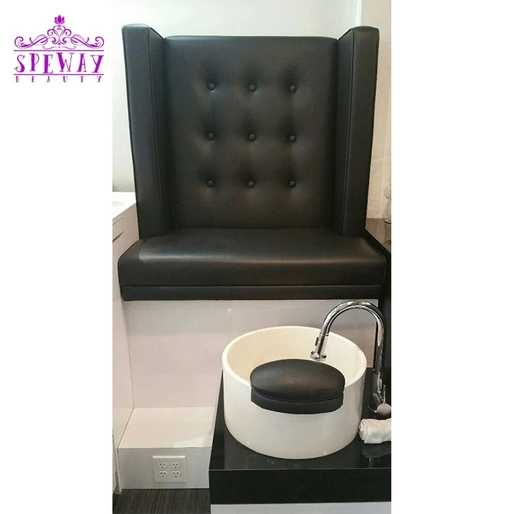 3seaters Black Salon Kids Pedicure Chair Spa Continuum Simplicity