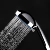 Hot sale bathroom chromed 3 settings ABS showerhead and hand shower combo 3 functions handheld rain shower head set