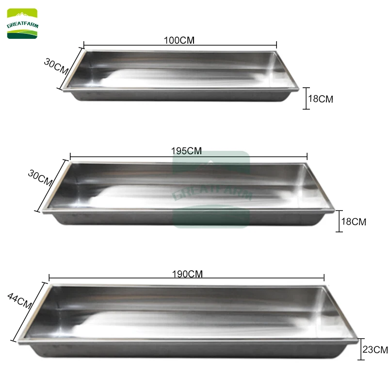 Stainless Steel Drinking Trough Cattle Water Drinking Trough Stainless