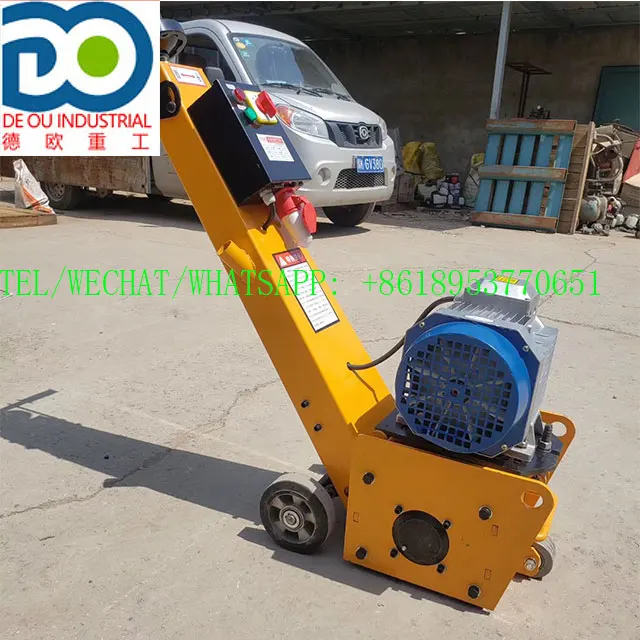 Walk Behind Professional Pavement Micromilling Machine Professional Asphalt Concrete Road