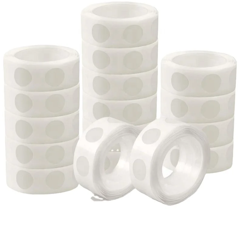 1500 Pcs Point Dots Balloon Glue Removable Adhesive Point Tape,15 Rolls