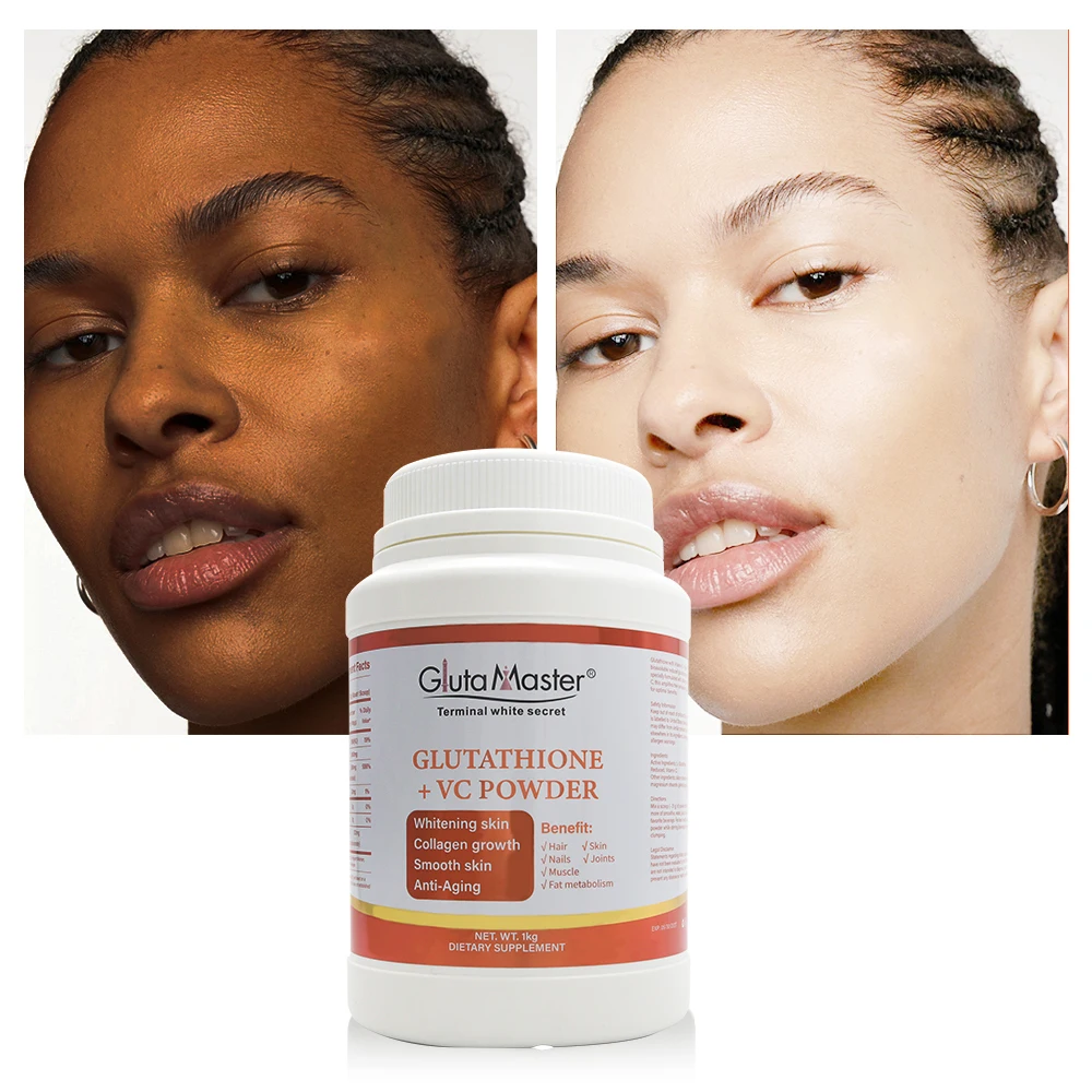 glutathione vs collagen for skin whitening Beauty Peptide Powder Glutathione Powder Vitamine C Supplement Smooth Skin Whitening Collagen Peptides Powder