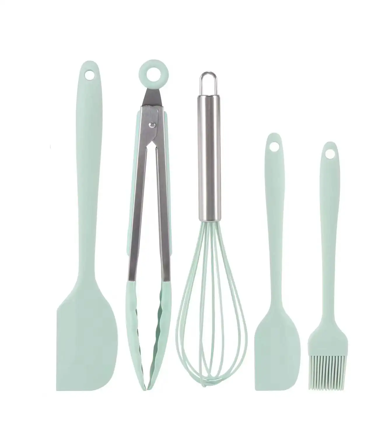 product usse hot selling 5 piece silicone kitchen utensils set best kitchen tools for kitchen baking-2