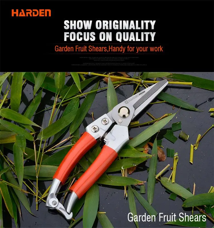 China Professional Manual Stainless Steel Trimmer Garden Hand Scissors Pruner