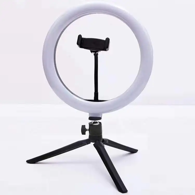 10 Inch Led Video Lamp Ring Light with Phone Holder 3000-5500K For Tiktok Makeup photography