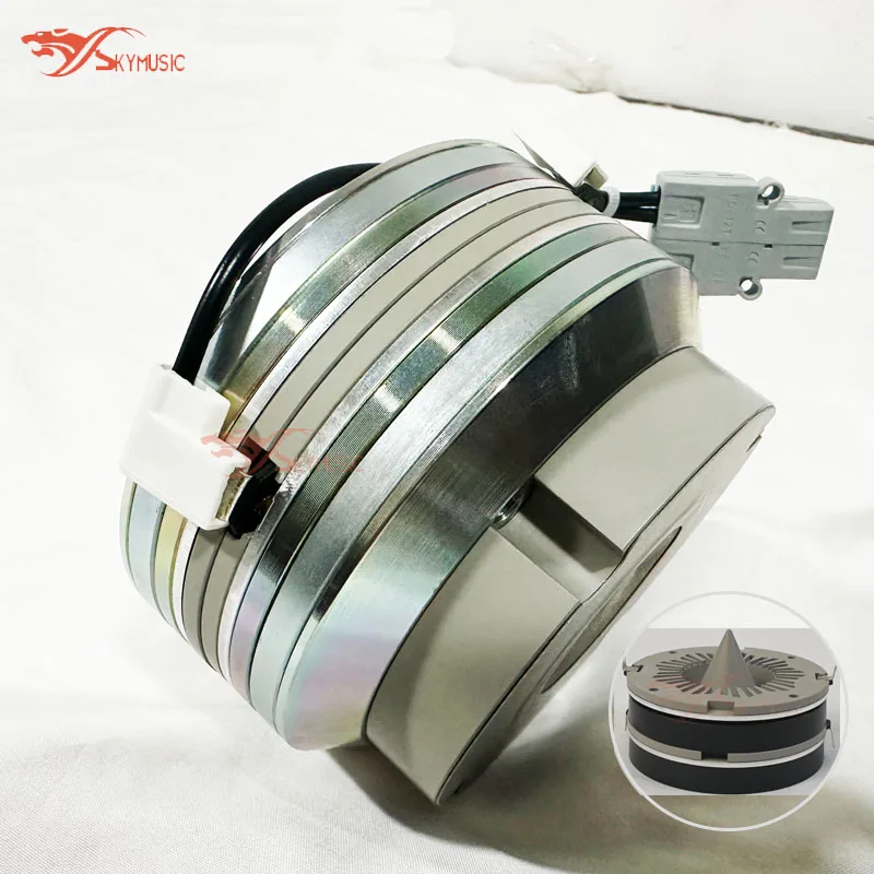 Comparison of aluminum and copper voice coil windings under magnification