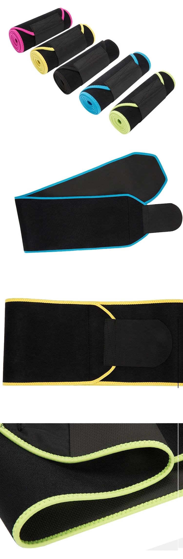 Enerup OEM Wholesale Waist Trimmer Back Support Brace Body Faja Cintura Slimming Running Belt Private Label Waist Pack Shaper