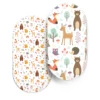 Custom Print Organic Jersey Cotton Baby Bassinet Crib Sheet