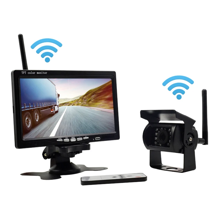 2.4G Wireless Video Receiver & Transmitter for Car Rear View Camera Monitor BV 