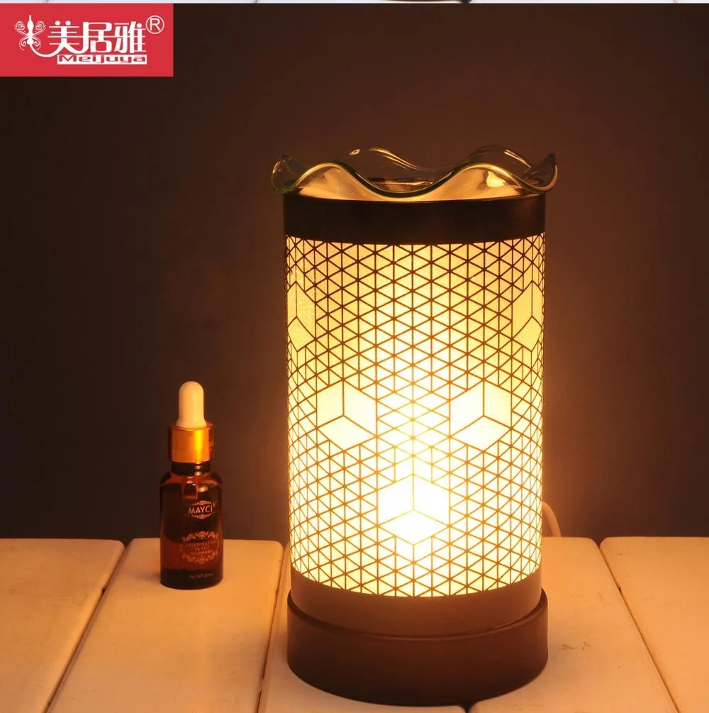 Modern Style Metal Electric Oil Warmer Butterfly Pattern Wax Tart Oil