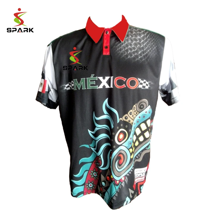 Custom Sublimation Popular Car Racing Shirts Wholesale Mens Blank Pit