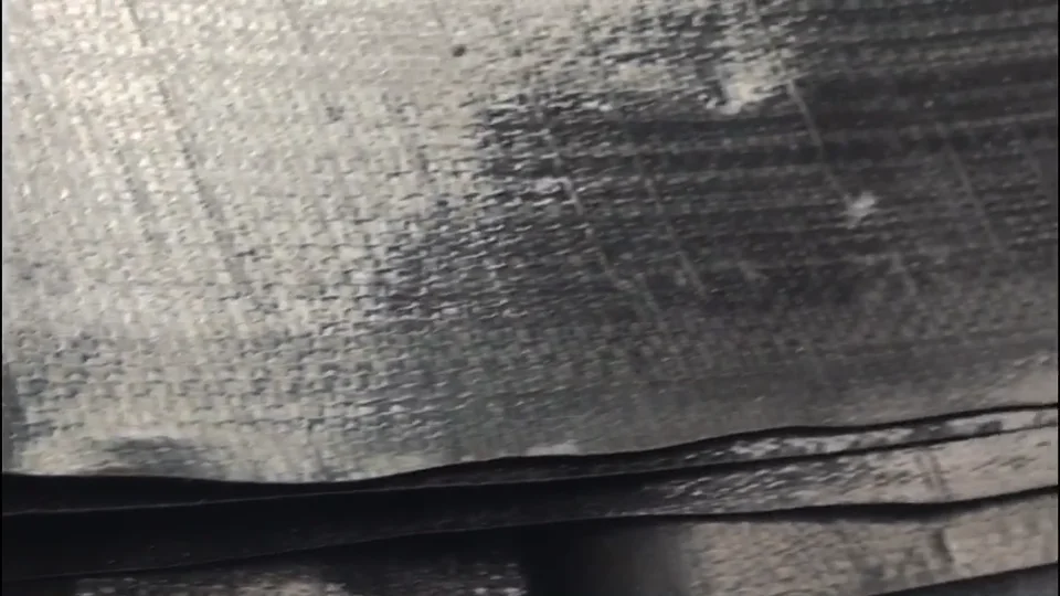 30m*80m Pe Waterproofing Membrane Tarpaulin Black Woven Ponds Liner