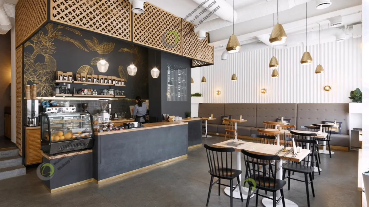 High Quality Coffee Shop Furniture Modern Shop Counter Design Store