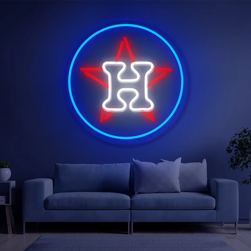 product manufacturer direct sale for amazon hot selling neon club led atmosphere light sign christmas logo letter for cross border ip65-6