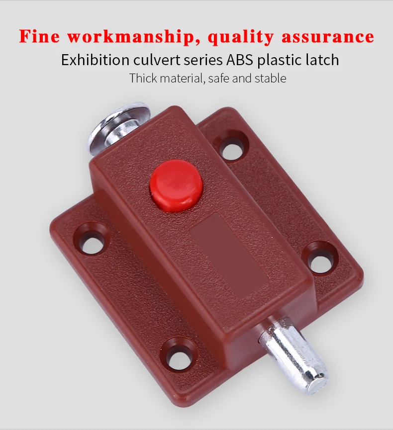 High Quality Abs Plastic Door Push To Open Spring Latch