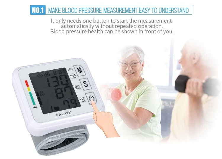 digital wrist blood pressure monitor