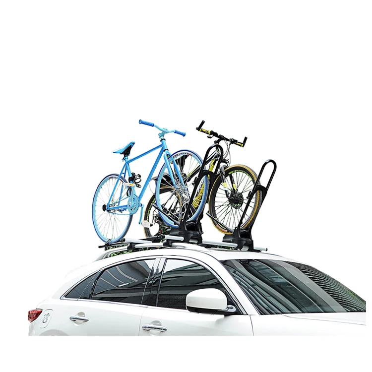 Homful Bike Roof Rack Sedan Outdoor Travel Bicycle Car Rack Hitch