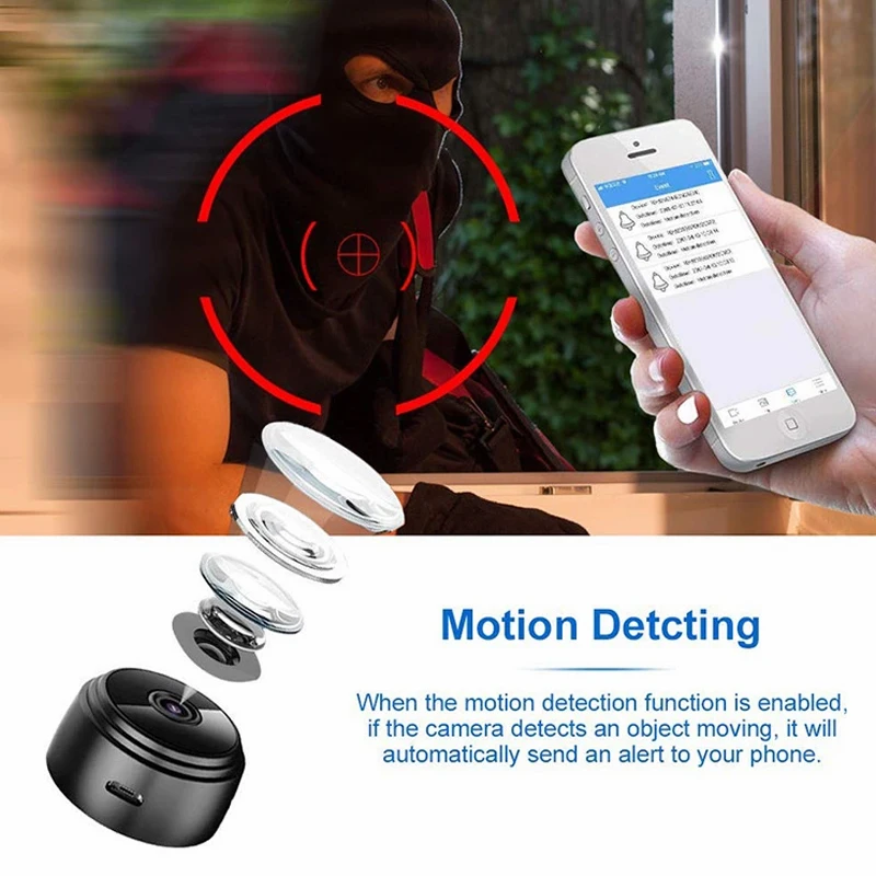 Full Hd Mini Security Hidden Camera Battery Powered A9 Small Camara Camera 1080p Cheap Small