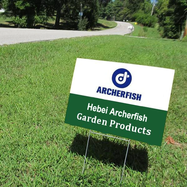 9 Gauge 10''*30'' Garden Lawn Yard Sign Stakes H Step Stakes Galvanized