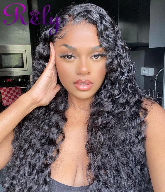 cheap water wave lace front wigs