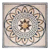 OYMP-091 Popular China Mixed Color Round Marble Mosaic patterns Tiles