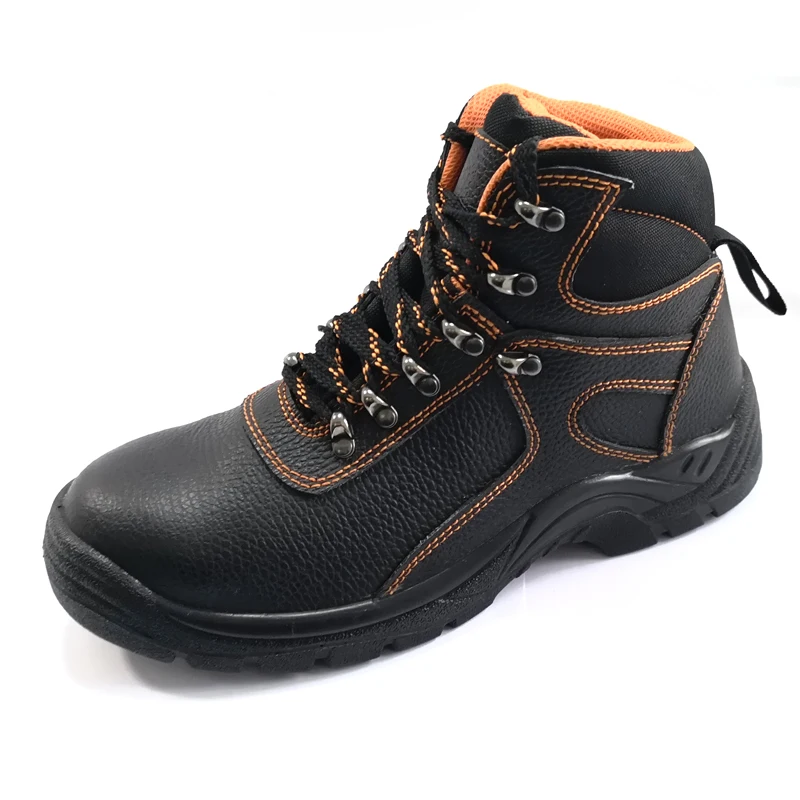 2020 Woodlands Safety Shoes Black Orange Heavy Duty Work Construction