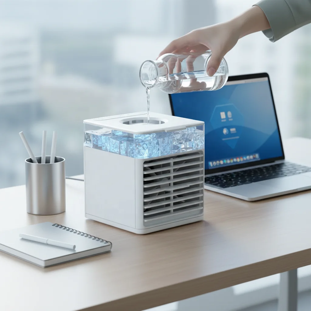 Portable Air Conditioner, USB, Electric, Metal - detail 4