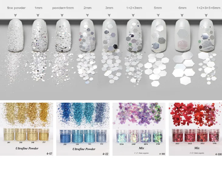 high quality glitter por mayor