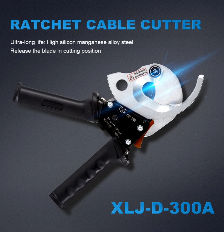 XLJ-D-300A dia 35mm mechanical ratchet cable cutter