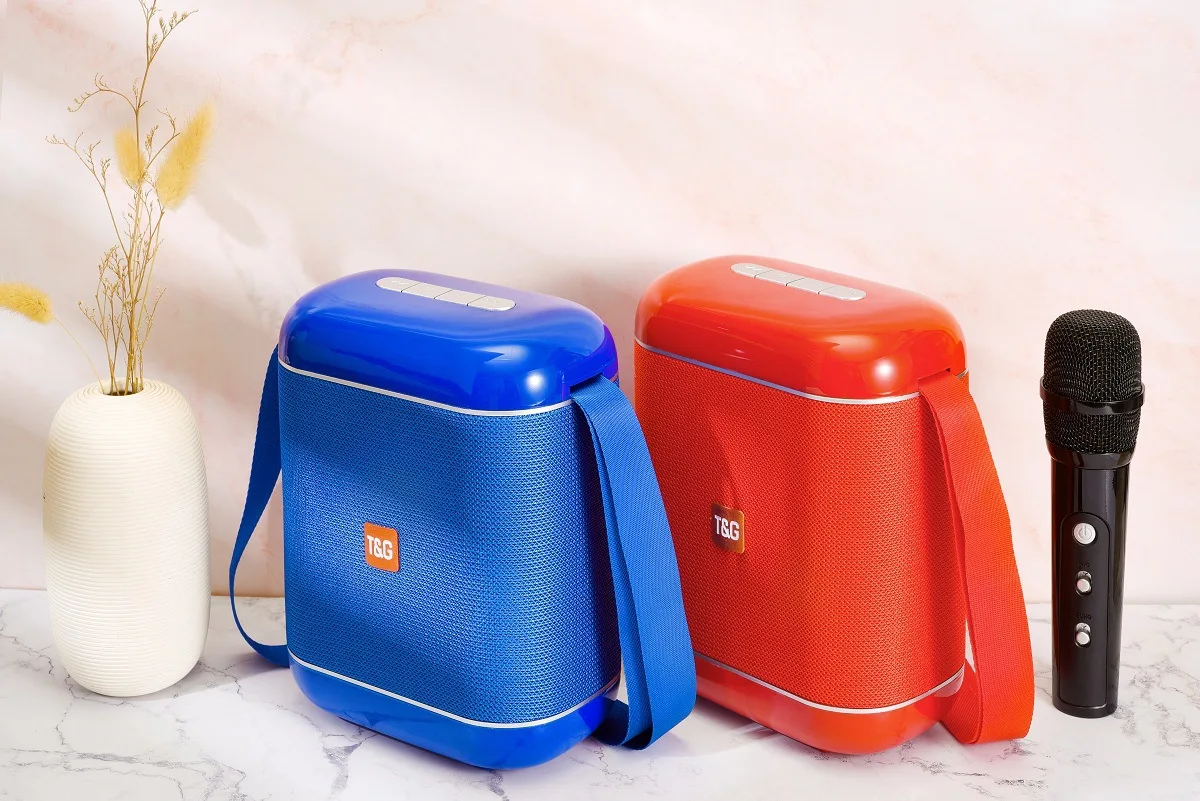 TG523K wireless Karaoke Bluetooth speaker Outdoor portable handheld card square dance subwoofer booth stereo - ANKUX.COM