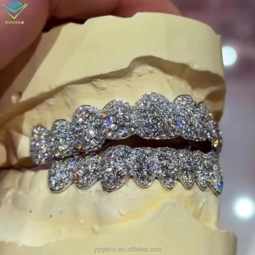 Rapper Grillz 925 Sterling Silver with Gold Plating