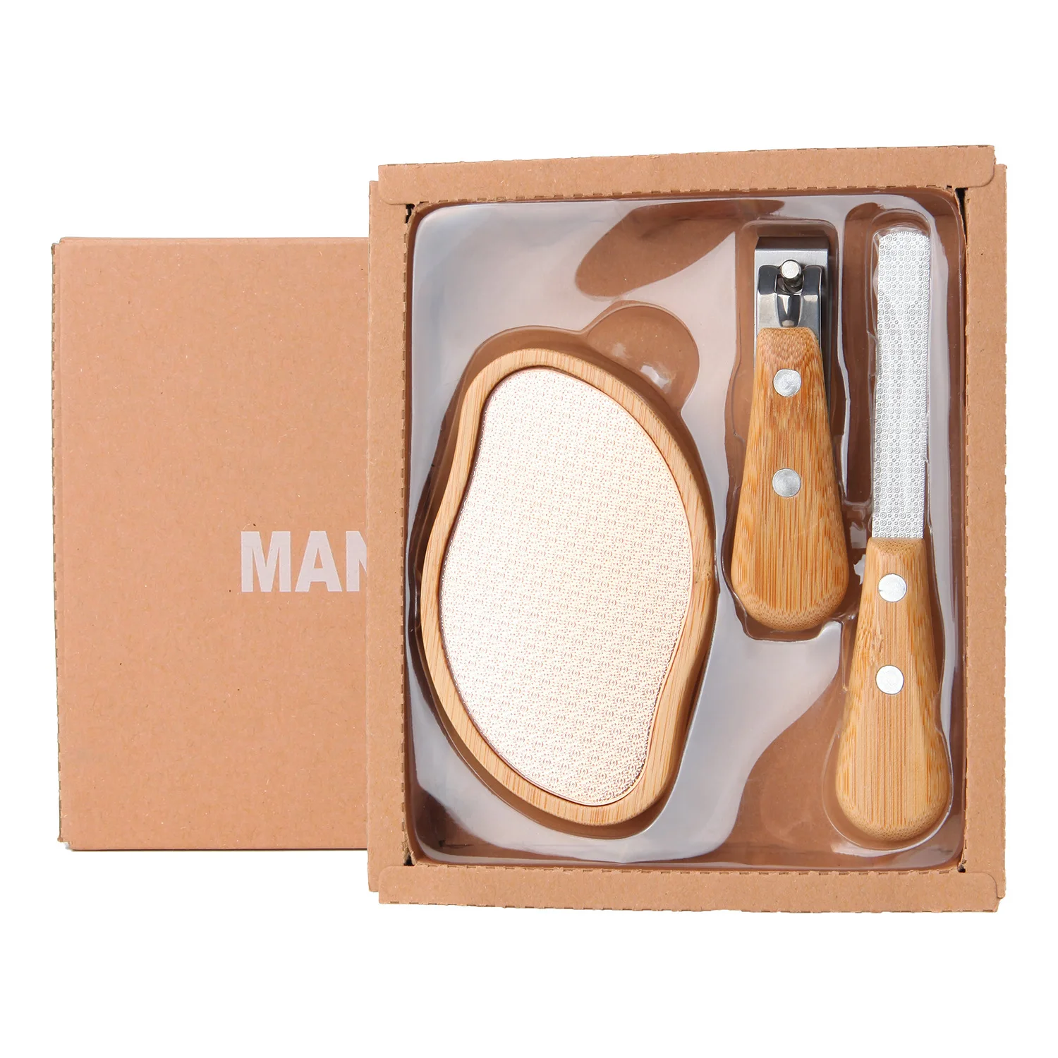 product factory direct price  foot scrubber foot file popular 3 pcs pedicure tools foot file set-1