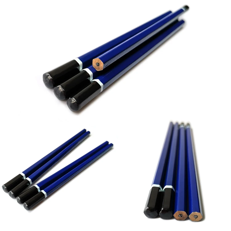 Factory Non-Sharpening Wooden Graphite 2B Pencils Set in Bulk