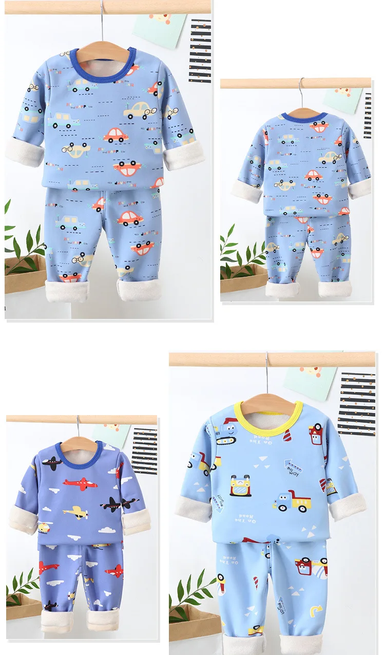 Highquality Baby And Toddler Clothes Warm Twopiece Home Service Buy