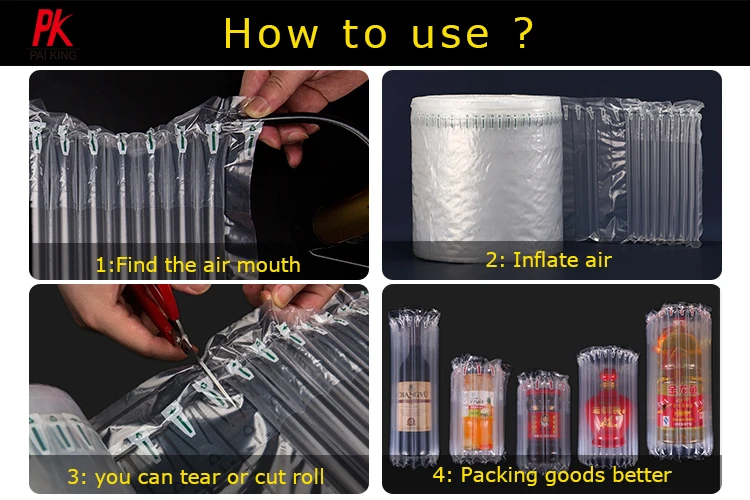 25pc Air Column Bag Coil Express Packaging Shockpr... - Grandado